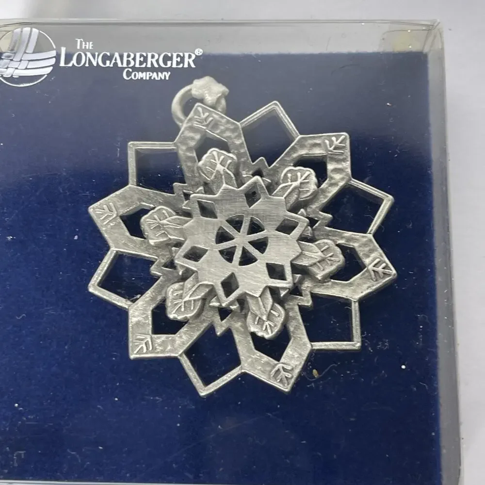 Longaberger Lot Of Pewter Christmas Ornaments - Picture 11 of 12